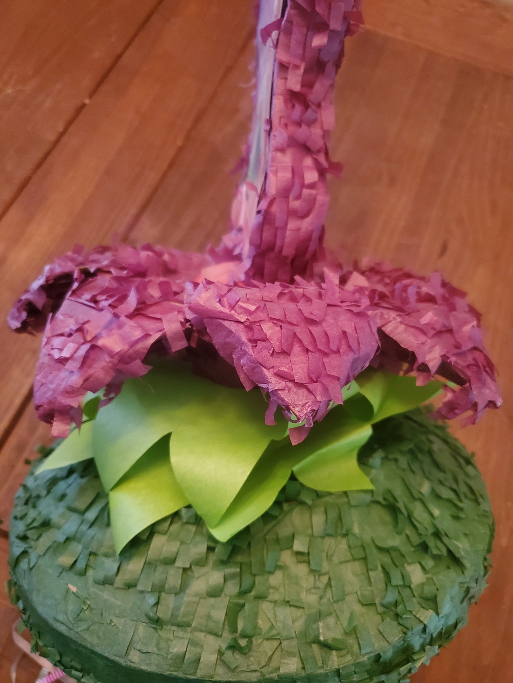 Tinker Bell Piñata - Pink and Green Flower-Kids Party Decoration - Picture 2 of 4